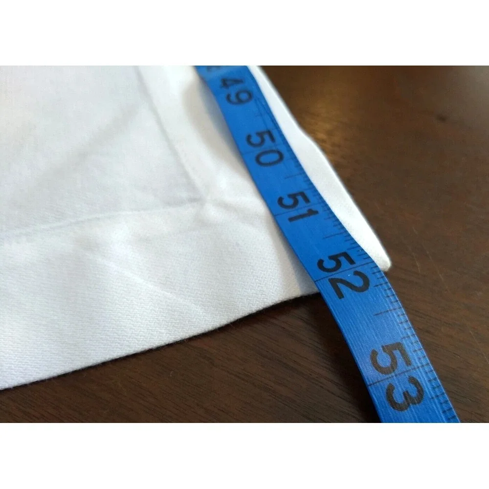 Pottery Barn Tablecloth 100% Cotton Solid White 52
